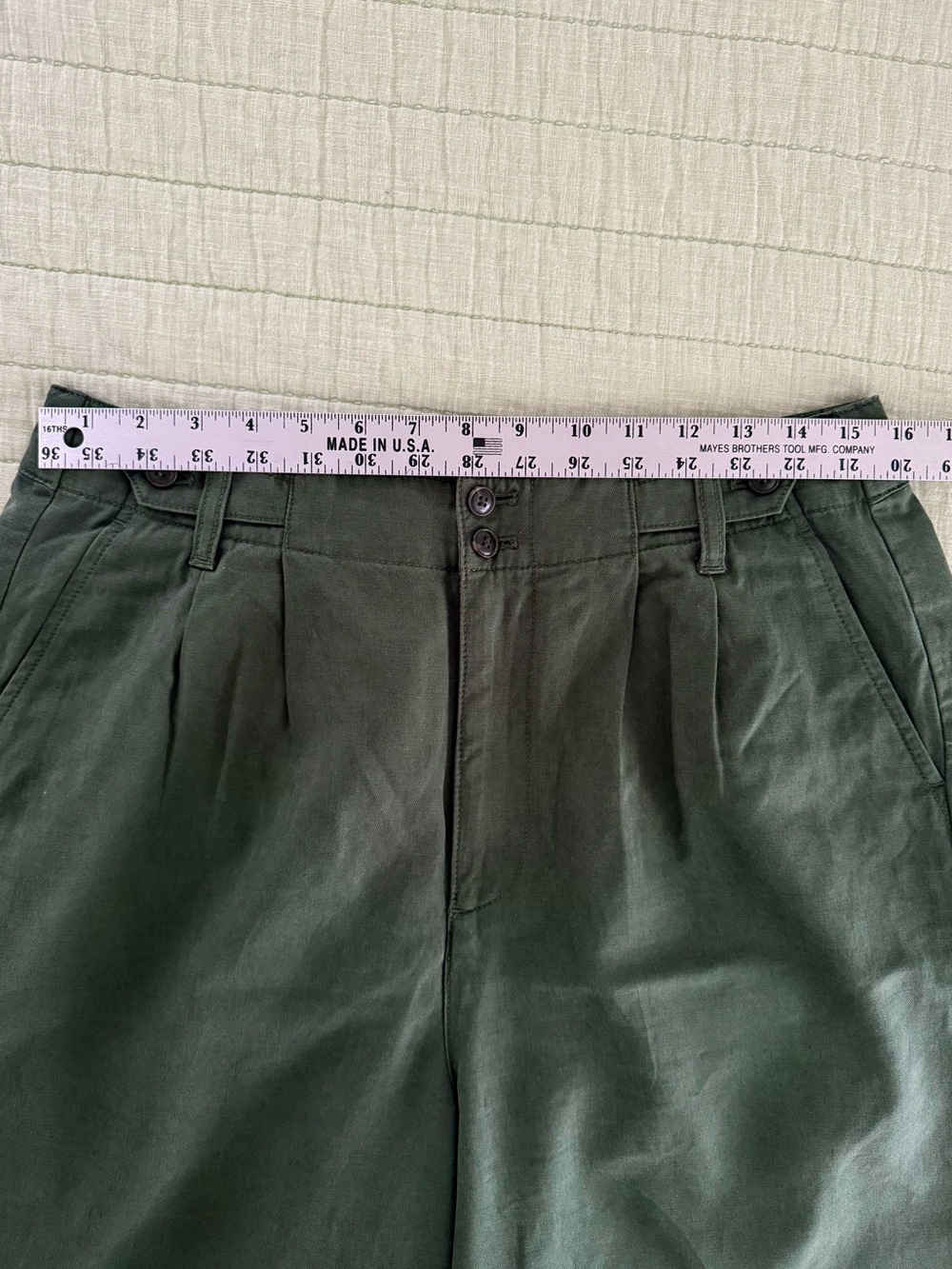 Madewell Harlow Wide Leg Pants Dark Forest Green - Picture 5 of 9